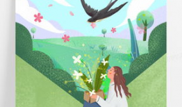 春与清漫画,清漫画中的诗意画卷